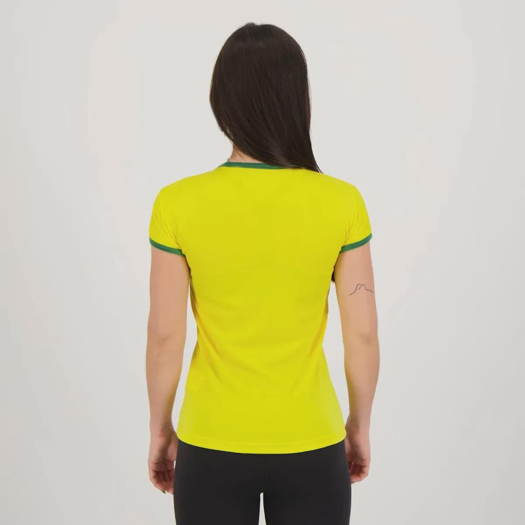 Imagem 4 do produto Camiseta Placar Brasil Feminina - 2 unidades - FutFanatics