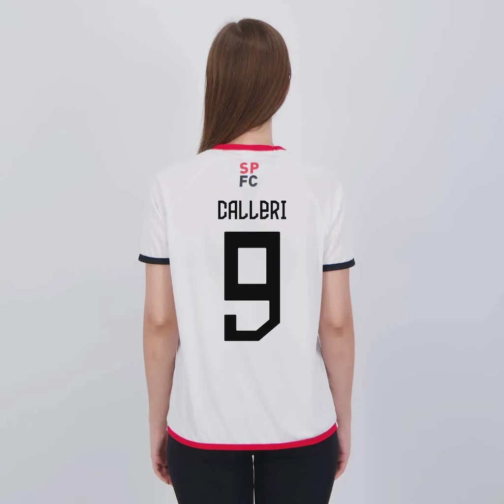 Camiseta São Paulo Calleri 9 Radix Feminina FutFanatics