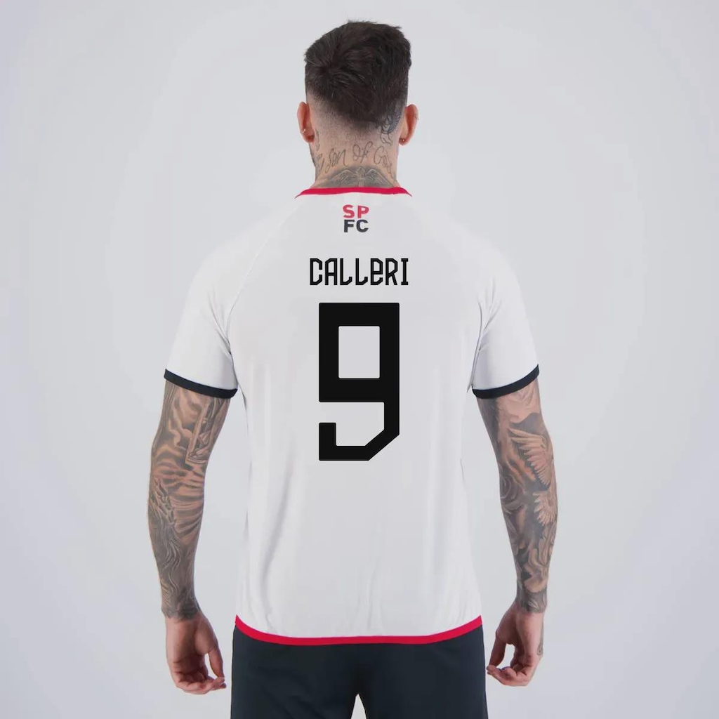 Camiseta São Paulo Calleri 9 Radix Masculina FutFanatics