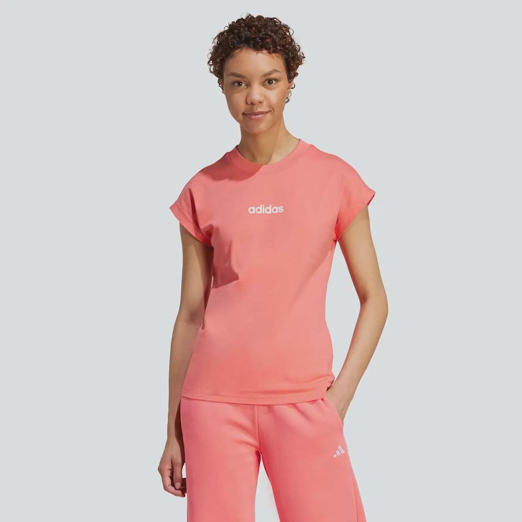 Camiseta adidas SJ Logo Linear Feminina