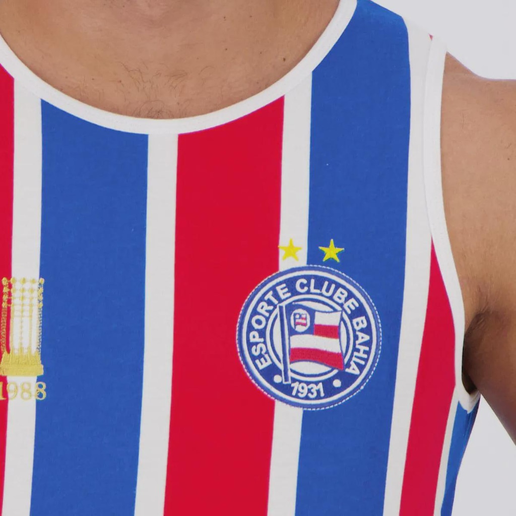 Imagem 4 do produto Camiseta Regata Bahia Retrô 1988 Masculina FutFanatics