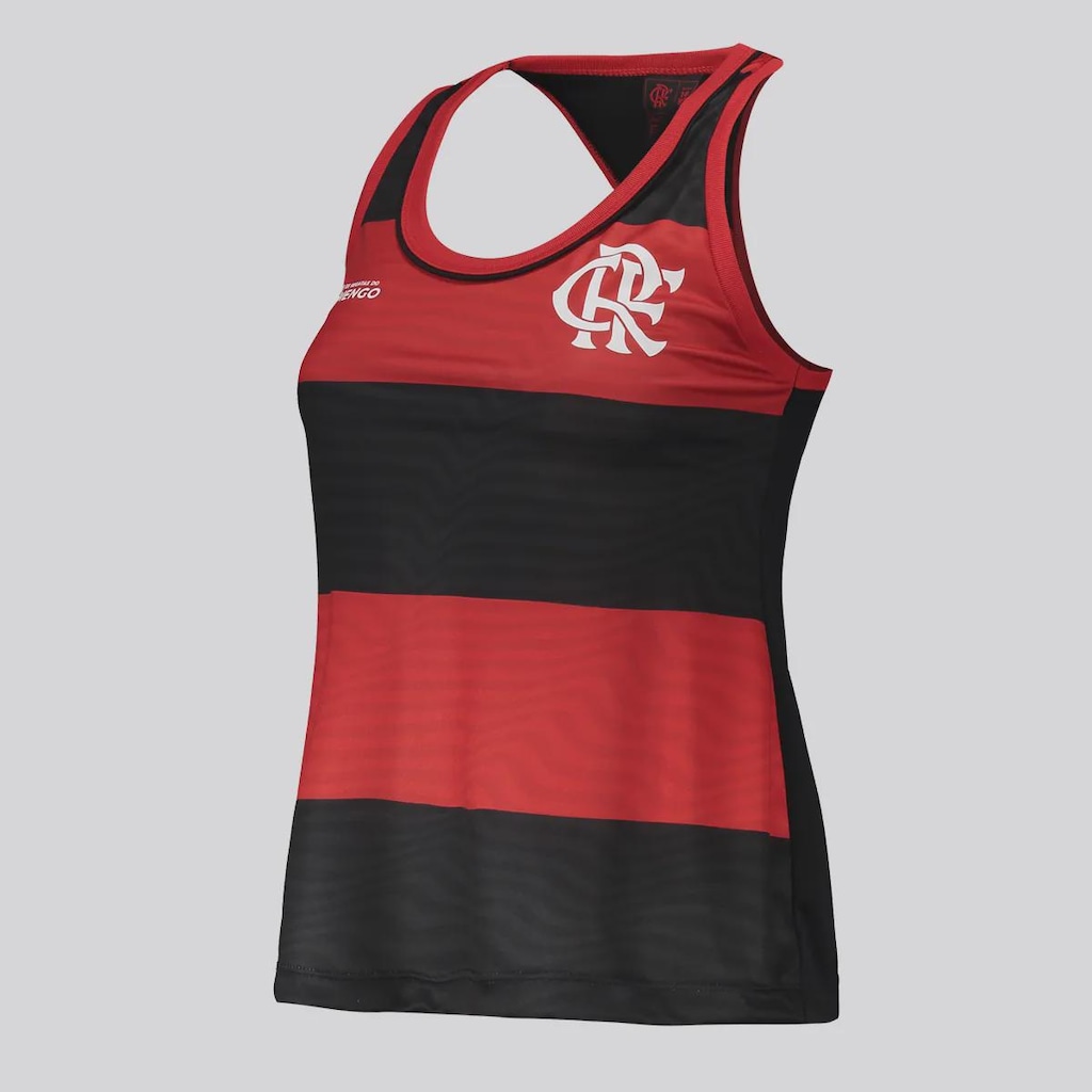 Imagem 2 do produto Camiseta Regata Flamengo Presença Feminina FutFanatics