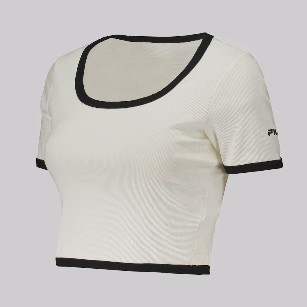 Imagem 2 do produto Camiseta Cropped Fila Rib Feminina