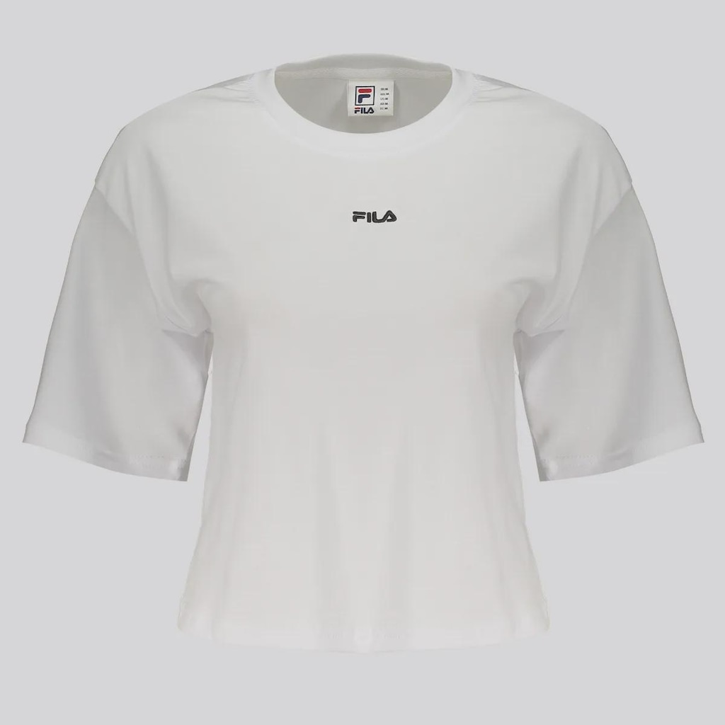 Camiseta Fila Cropped Comfort Classic Feminina