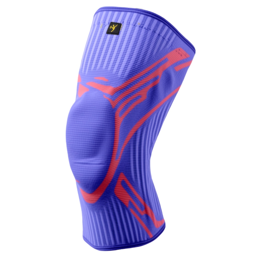 Joelheira Elástica Gold Sports Com Protetor de Patela e Suporte Lateral - 1 unidade