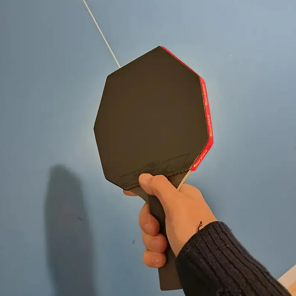Imagem 4 do produto Raquete de Tênis de Mesa Gold Sports Solar Profissional Hexagonal