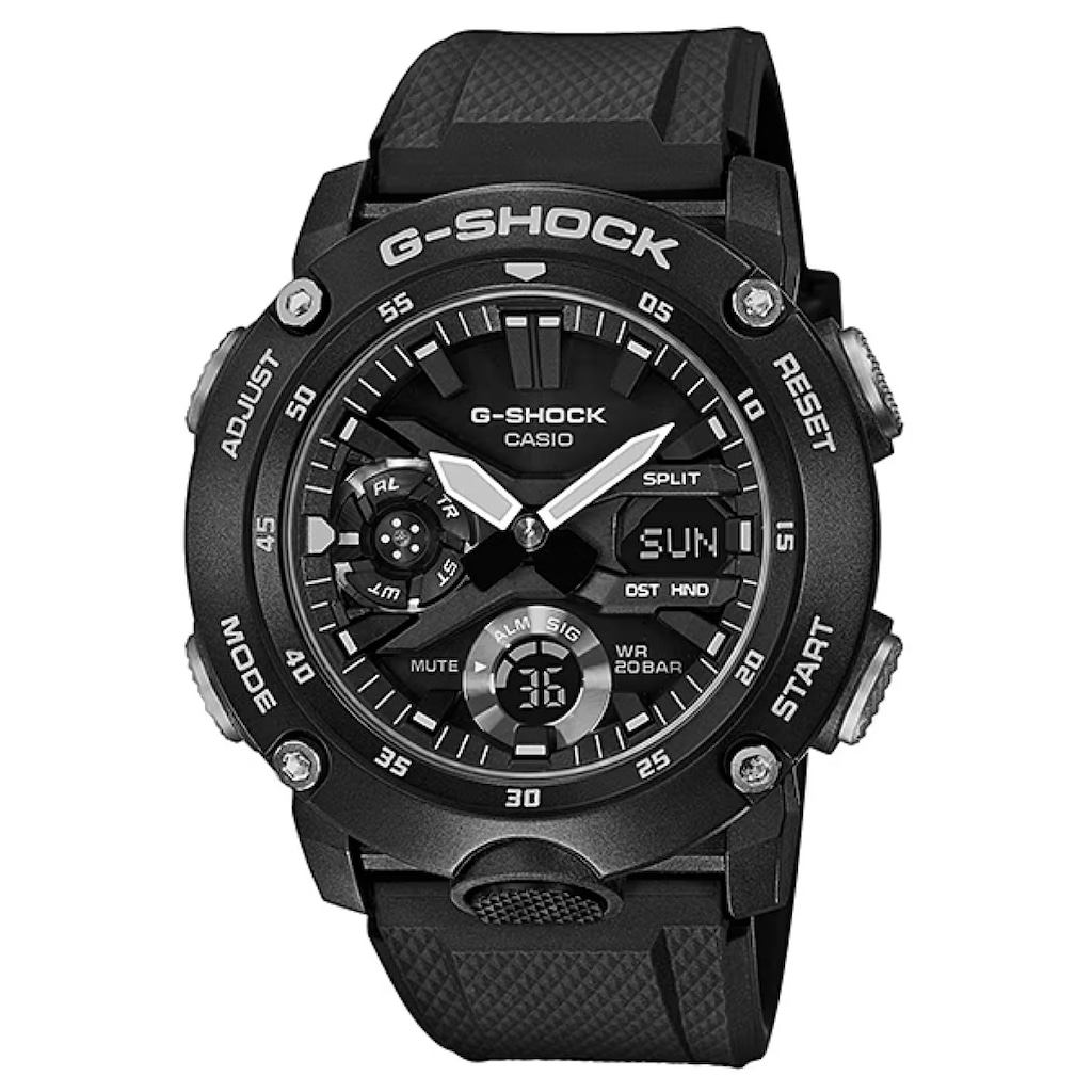 Relógio Casio G-Shock Digital Analógico GA-2000S-1ADR Adulto