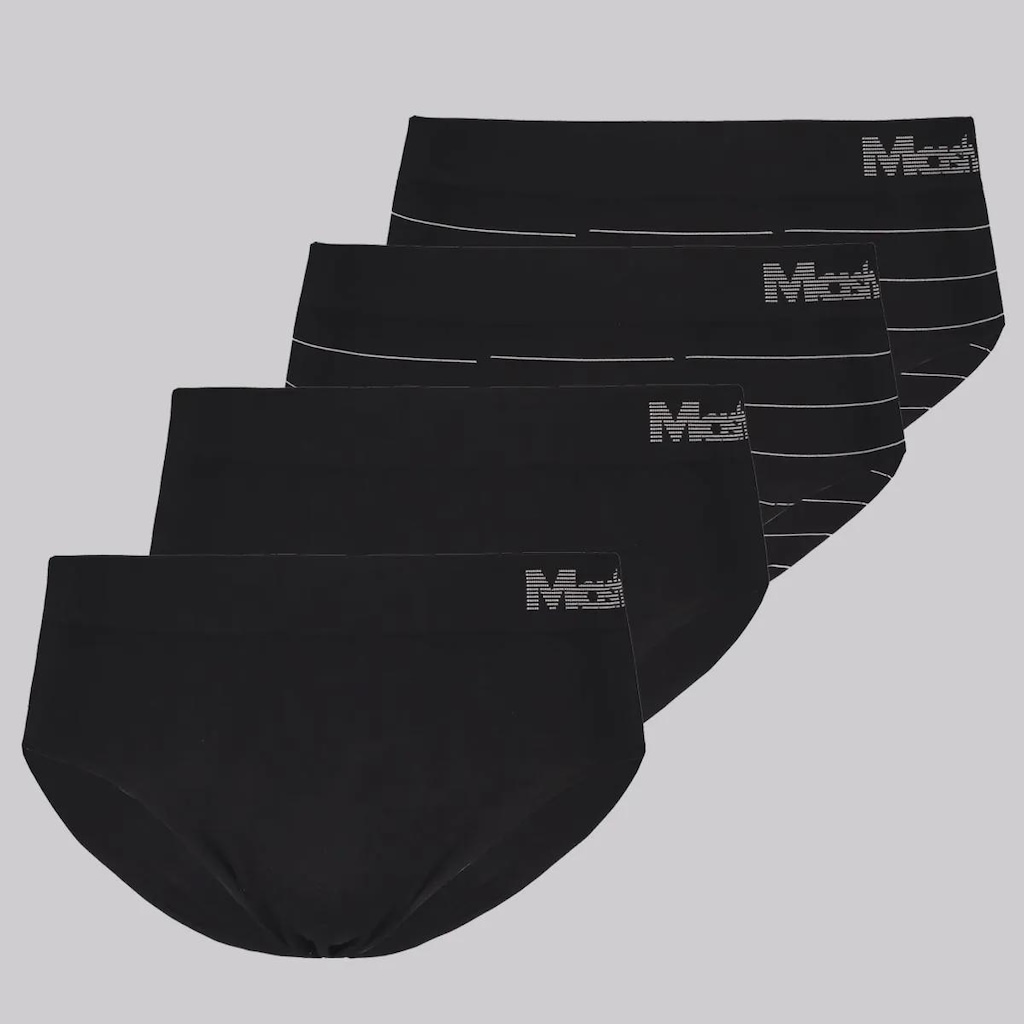 Cuecas Slip Mash - 4 unidades - Adulto