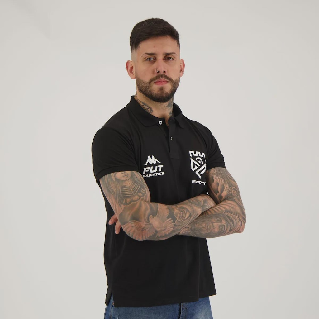 Imagem 2 do produto Camiseta Polo Kappa Grêmio Prudente Viagem Unissex