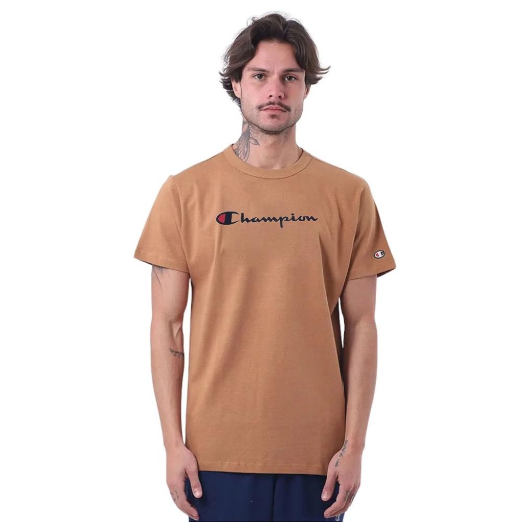 Camiseta Champion Malhão Mc Logo Embroidery Masculina