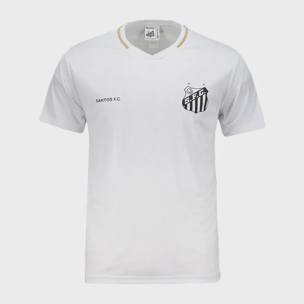 Camiseta Braziline Santos Deslocar Infantil