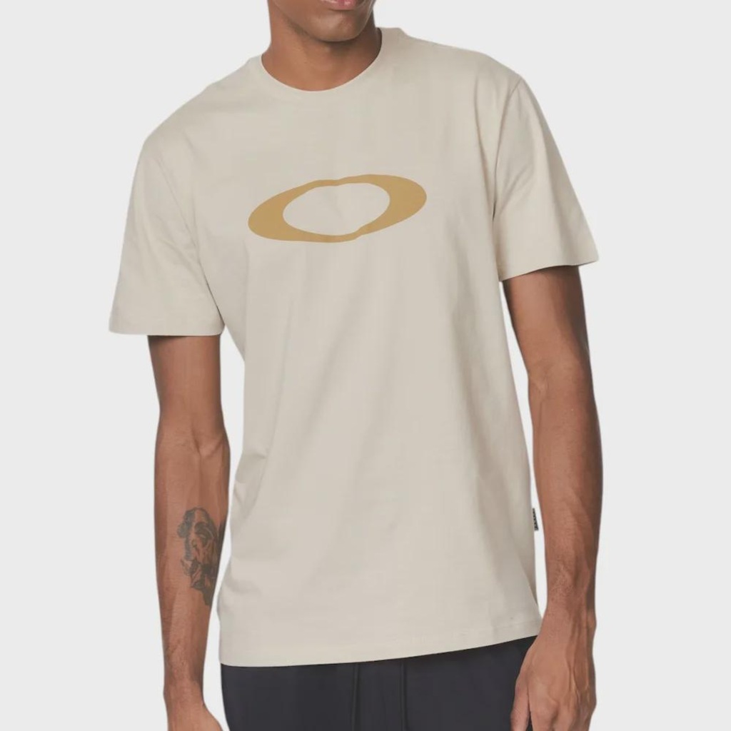 Camiseta Oakley O-Ellipse Tee Humus Masculina
