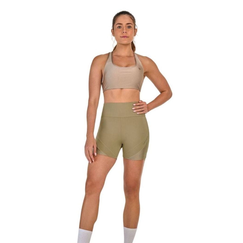 Bermuda Alto Giro Shine Feminina