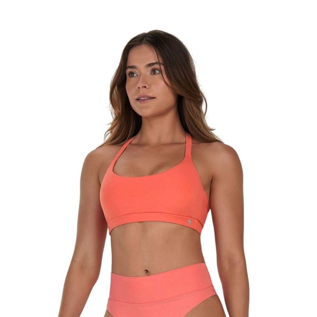 Top Alto Giro Alça C/Detalhe Nas Costas Feminino