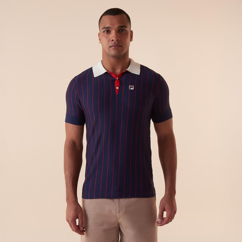 Camiseta Polo Fila Best Bb1 Masculina
