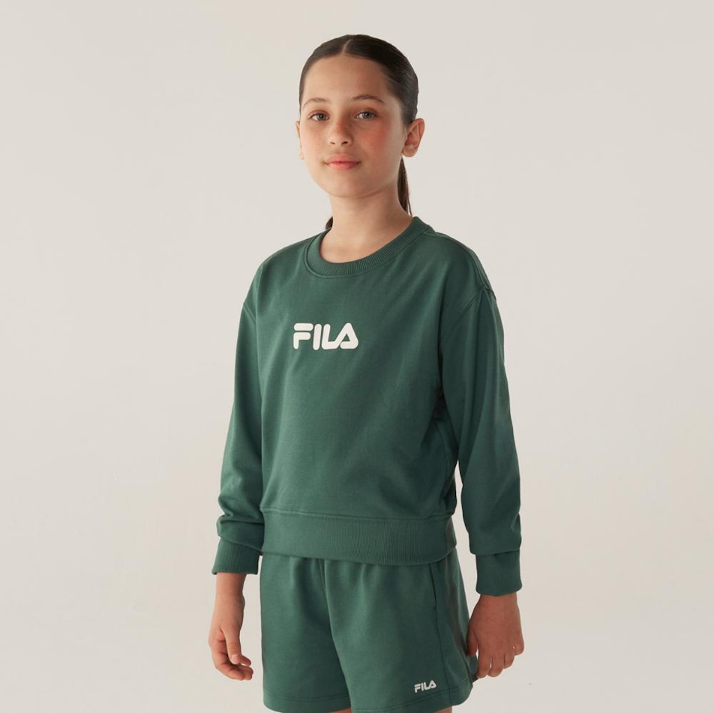 Agasalho Fila Regular Letter Light Infantil