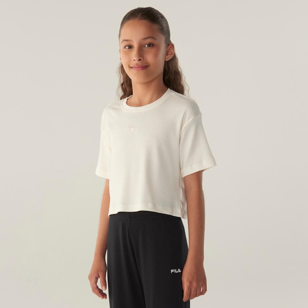 Camiseta Fila Essentials Canelada Infantil