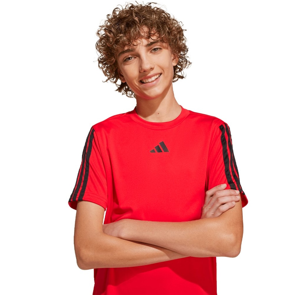 Imagem 3 do produto Camiseta Adidas Train Essentials Três Listras Infantil Masculina