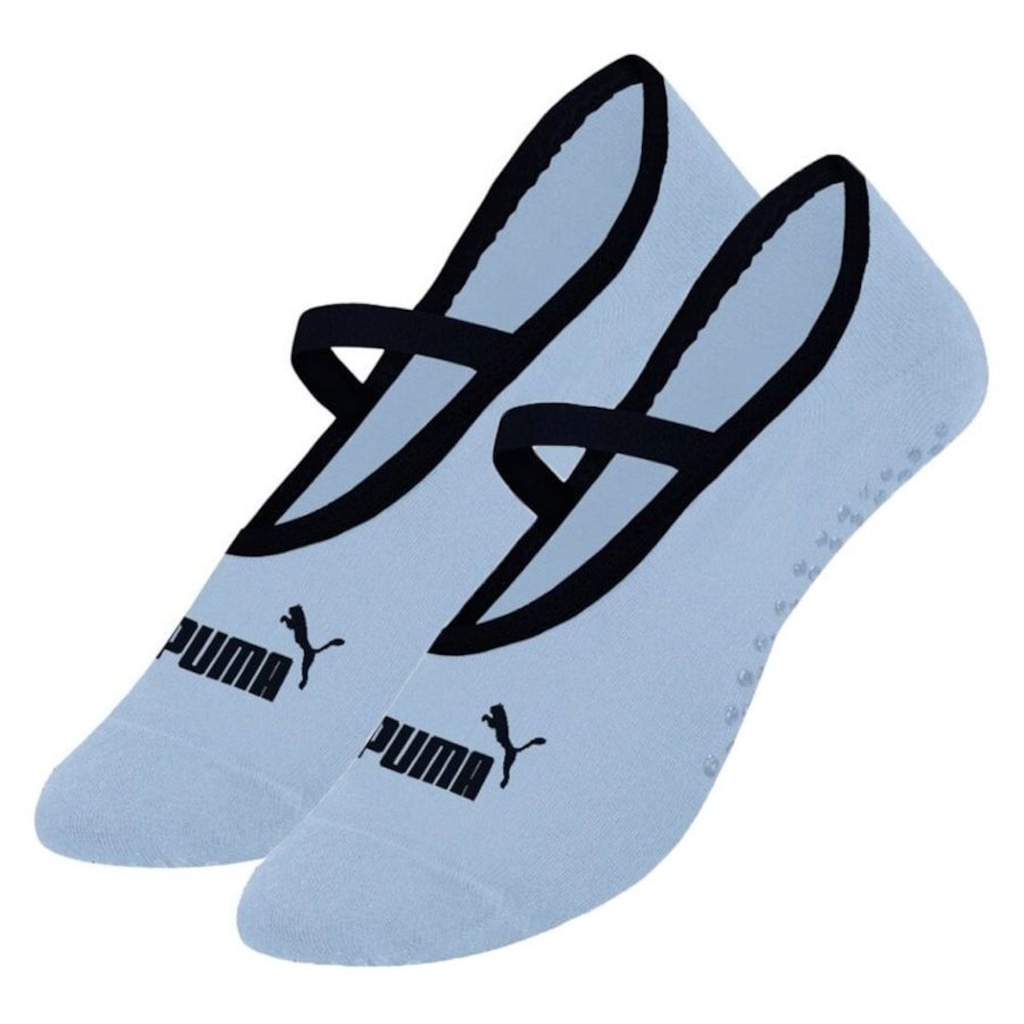 Meia Puma Sapatilha Pilates Antiderrapante Feminina