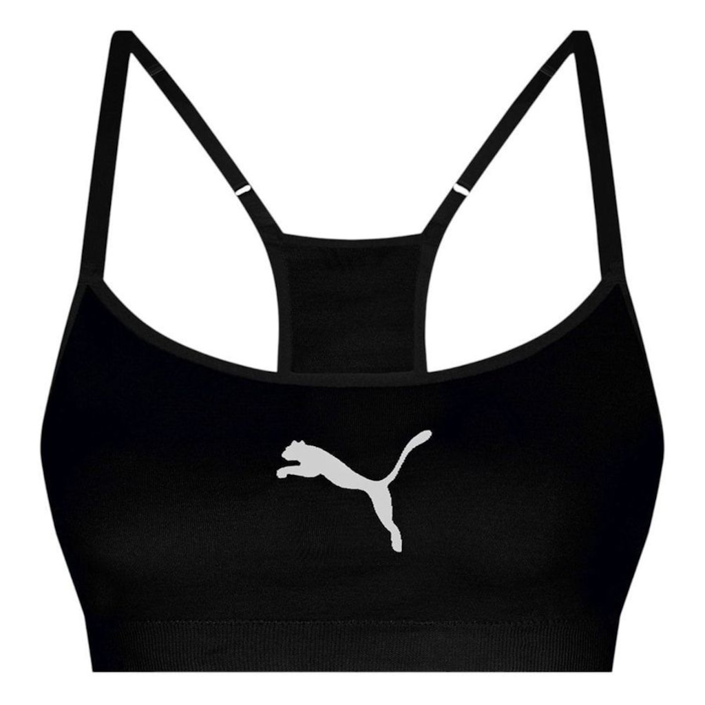 Top Puma Com Bojo Regulador Sem Costura Feminino