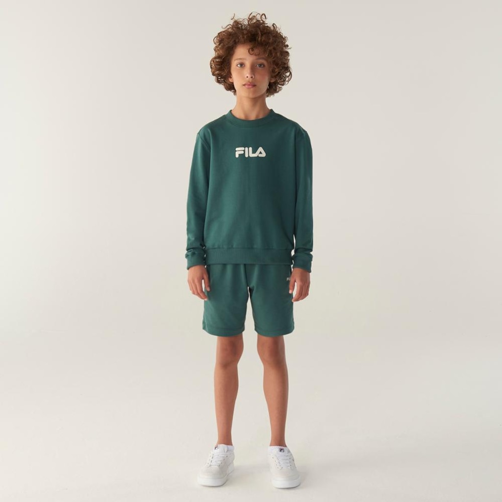 Bermuda Fila Regular Letter Light Infantil