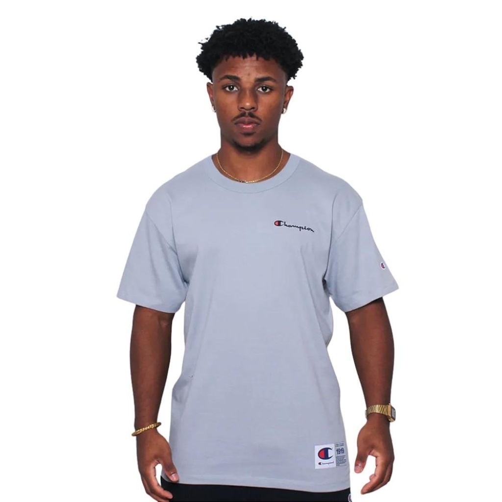 Camiseta Champion Malhão Mc Mini Logo Emb Script Masculina