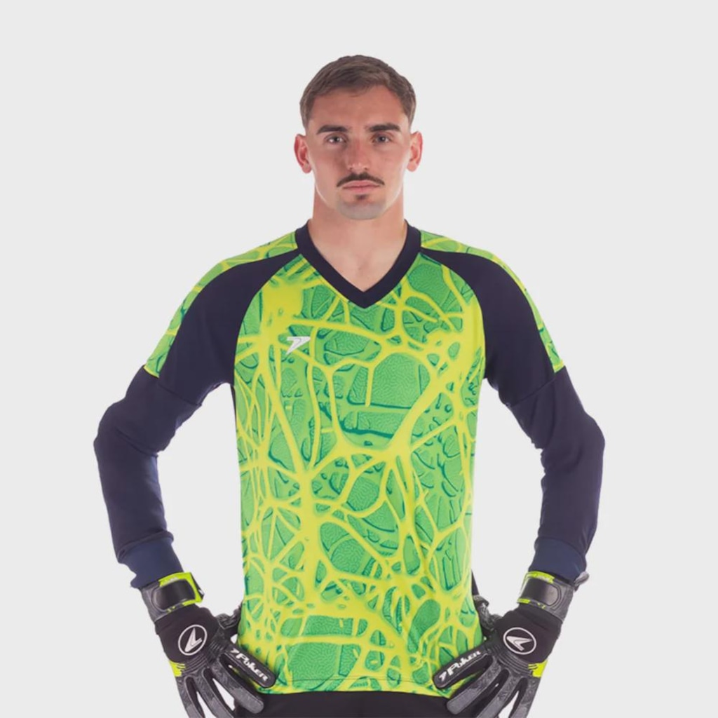 Camisa de Goleiro Poker Cardio Manga Longa Adulto