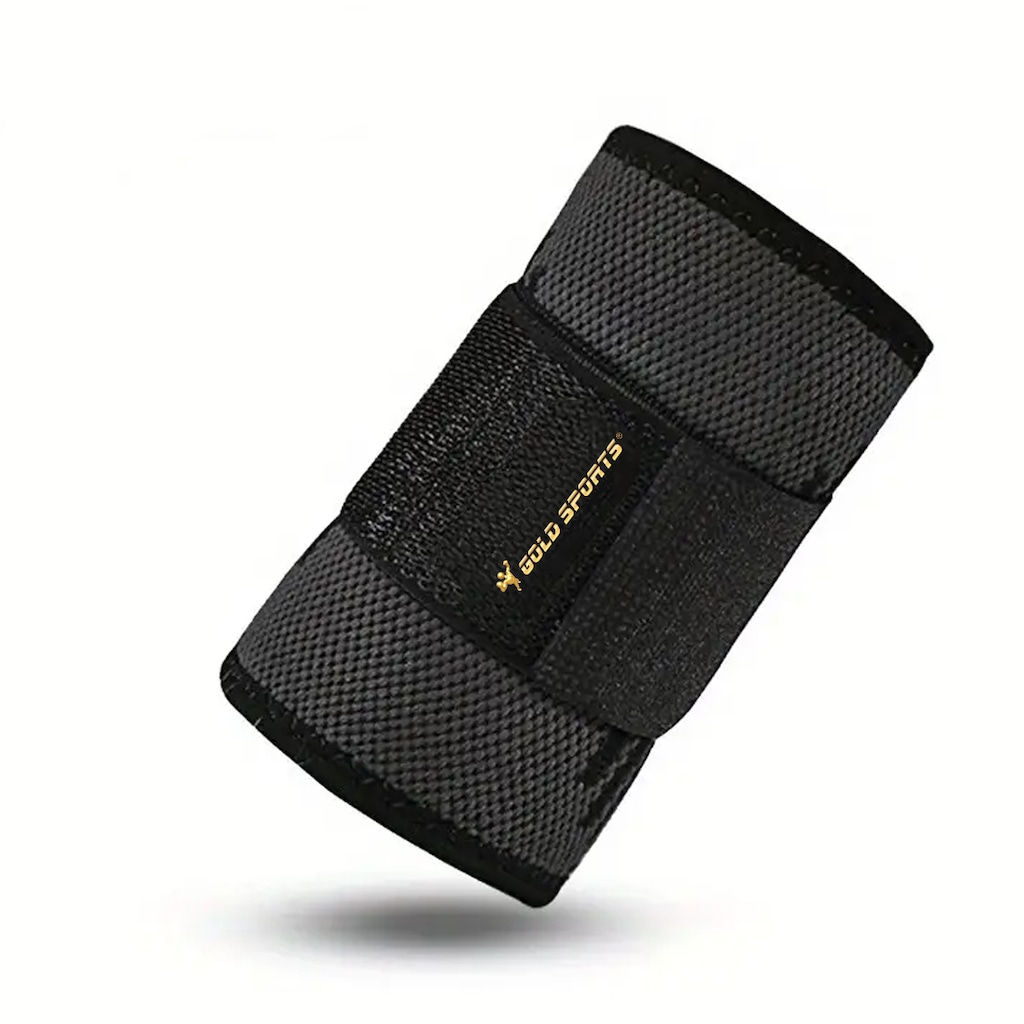 Munhequeira Elástica Gold Sports Pro de Compressão  Térmica Com Bandagem