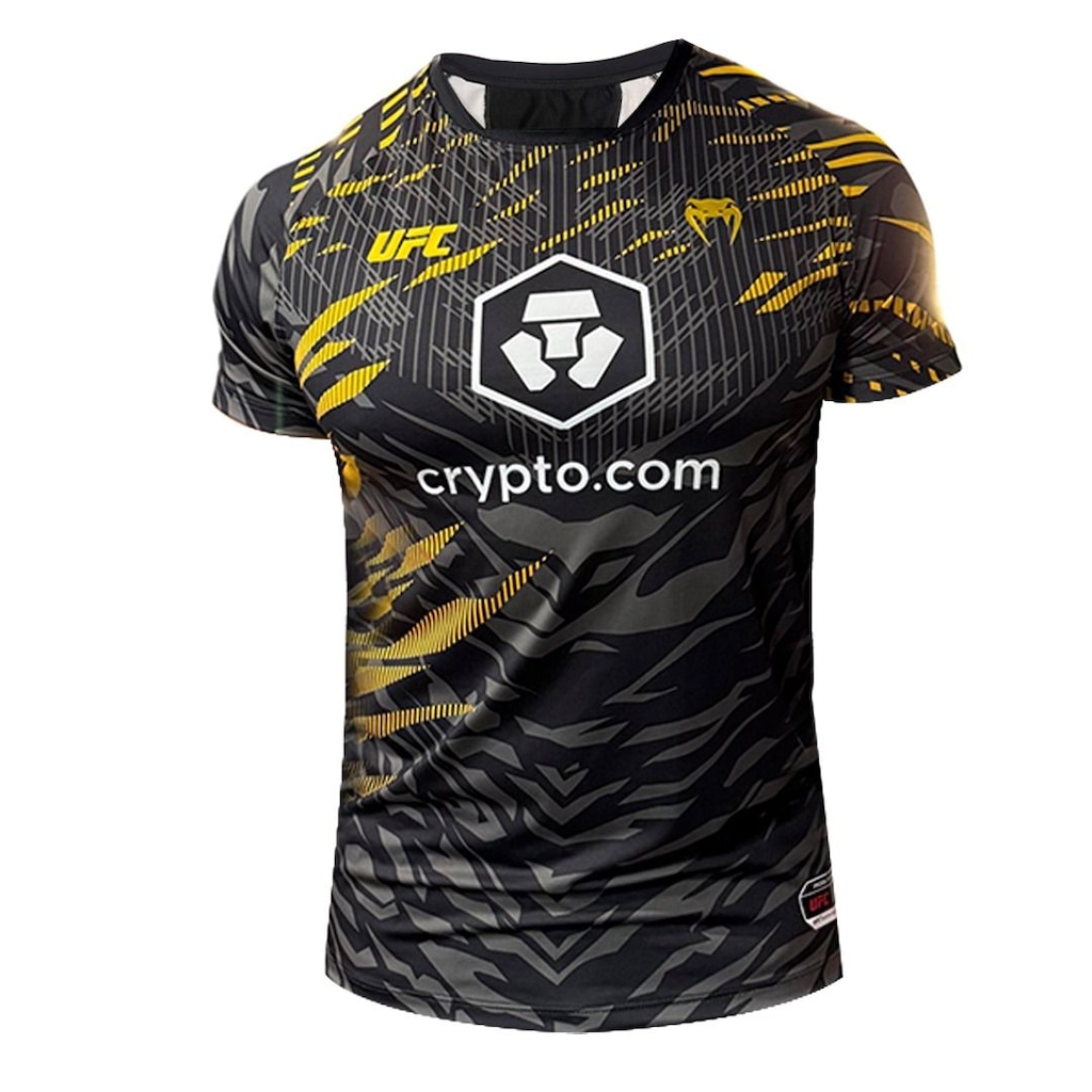 Camiseta UFC Fusion by Venum Authentic Fight Night Men’s Walkout Jersey - Champion - Foto 1