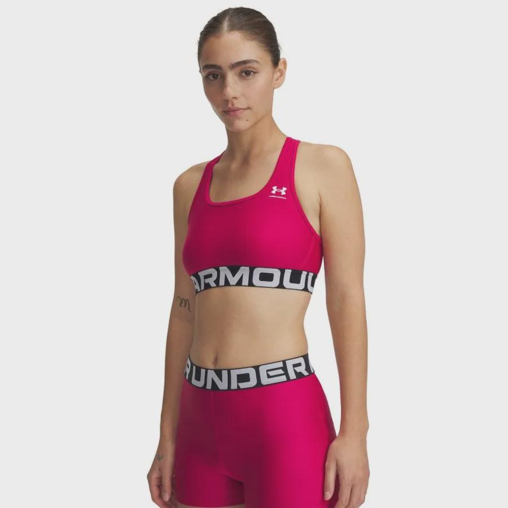 Top de Treino Under Armour HeatGear Authentics Mid Feminino