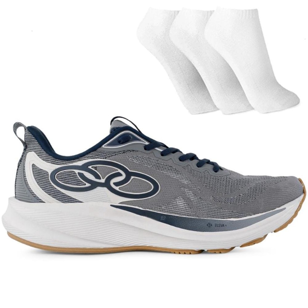 Tênis Masculino Olympikus Circuito + 3 Pares de Meias