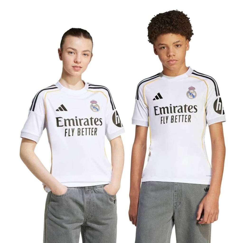 Camisa Real Madrid I 25/26 Infantil adidas