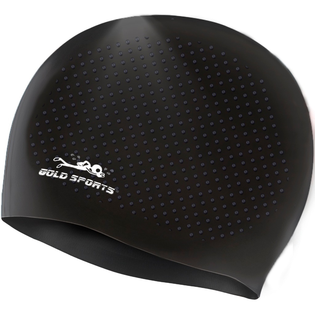 Touca de Natação Gold Sports Massagem De Silicone