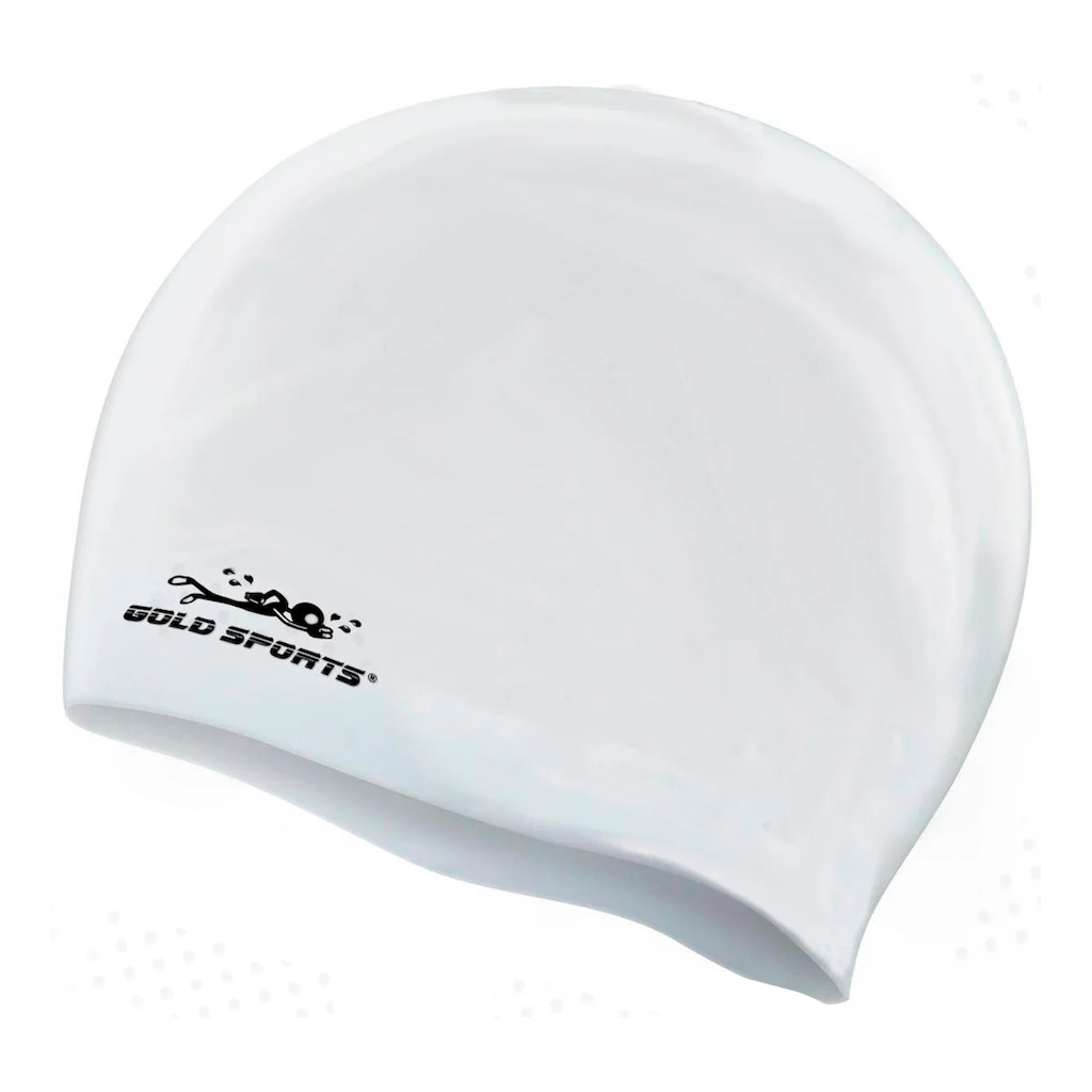 Touca de Natação Gold Sports Pro De Silicone Adulo