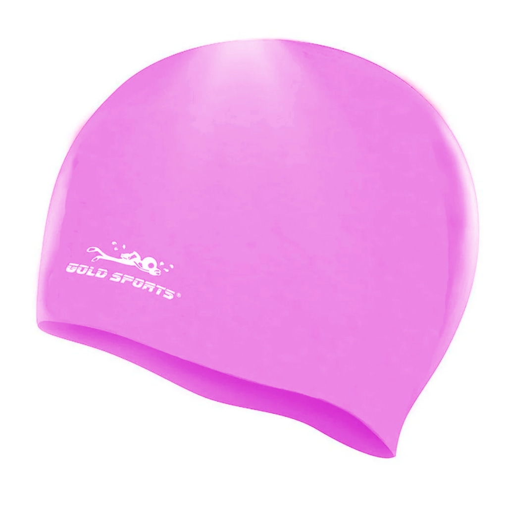 Touca de Natação Gold Sports Pro De Silicone Adulo