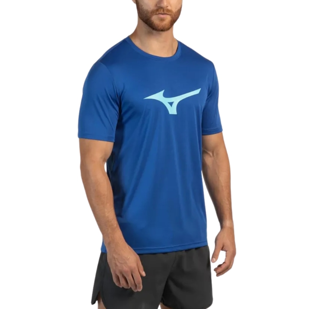 Camiseta Mizuno Spark Classic Blue Masculino