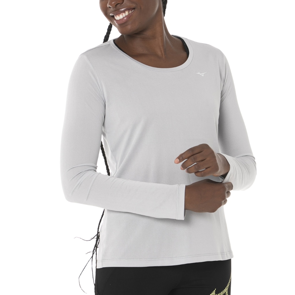 Camiseta Mizuno Nirvana Manga Longa - Feminino