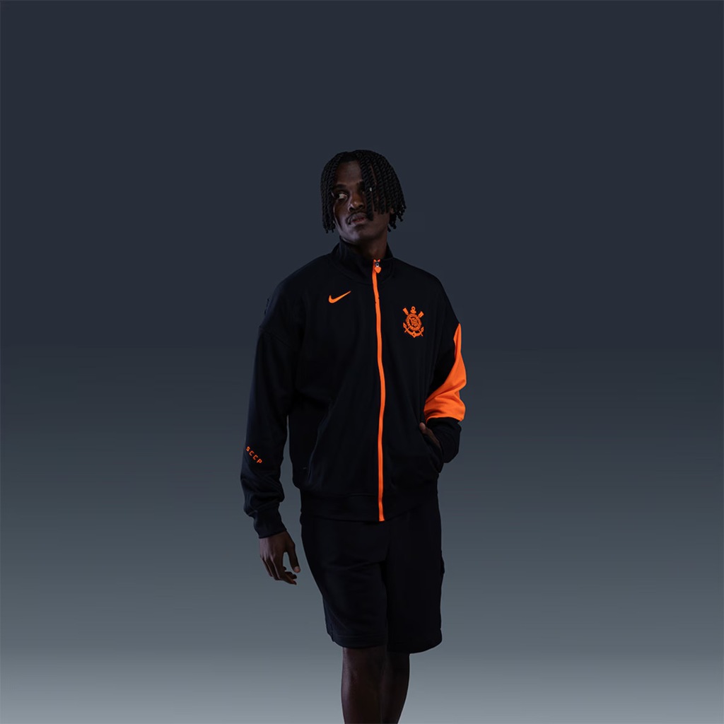 Jaqueta Corinthians Nike Total 90 Essential Anthem III Masculina