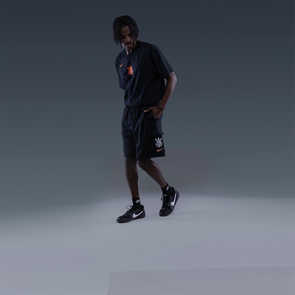 Shorts Corinthians Nike Sportswear Club Masculino - Foto 2