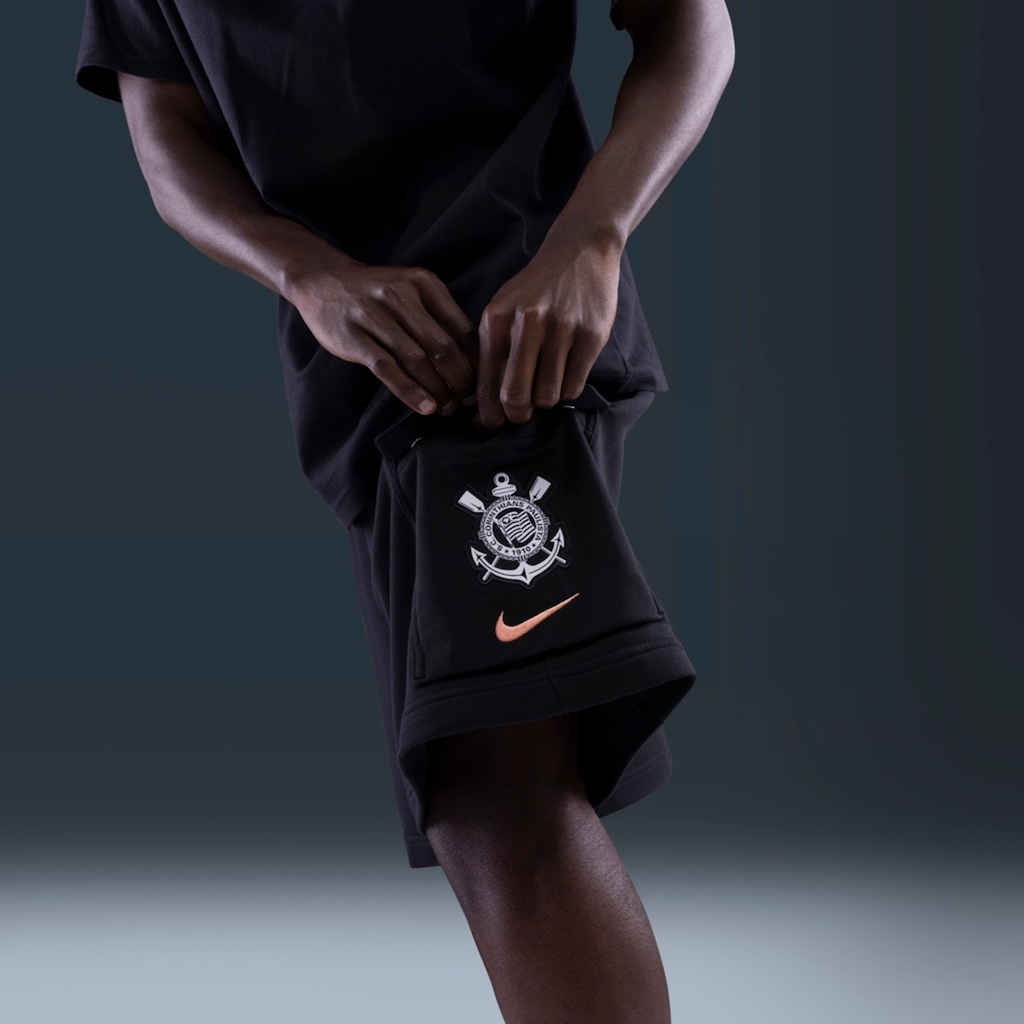 Shorts Corinthians Nike Sportswear Club Masculino - Foto 4