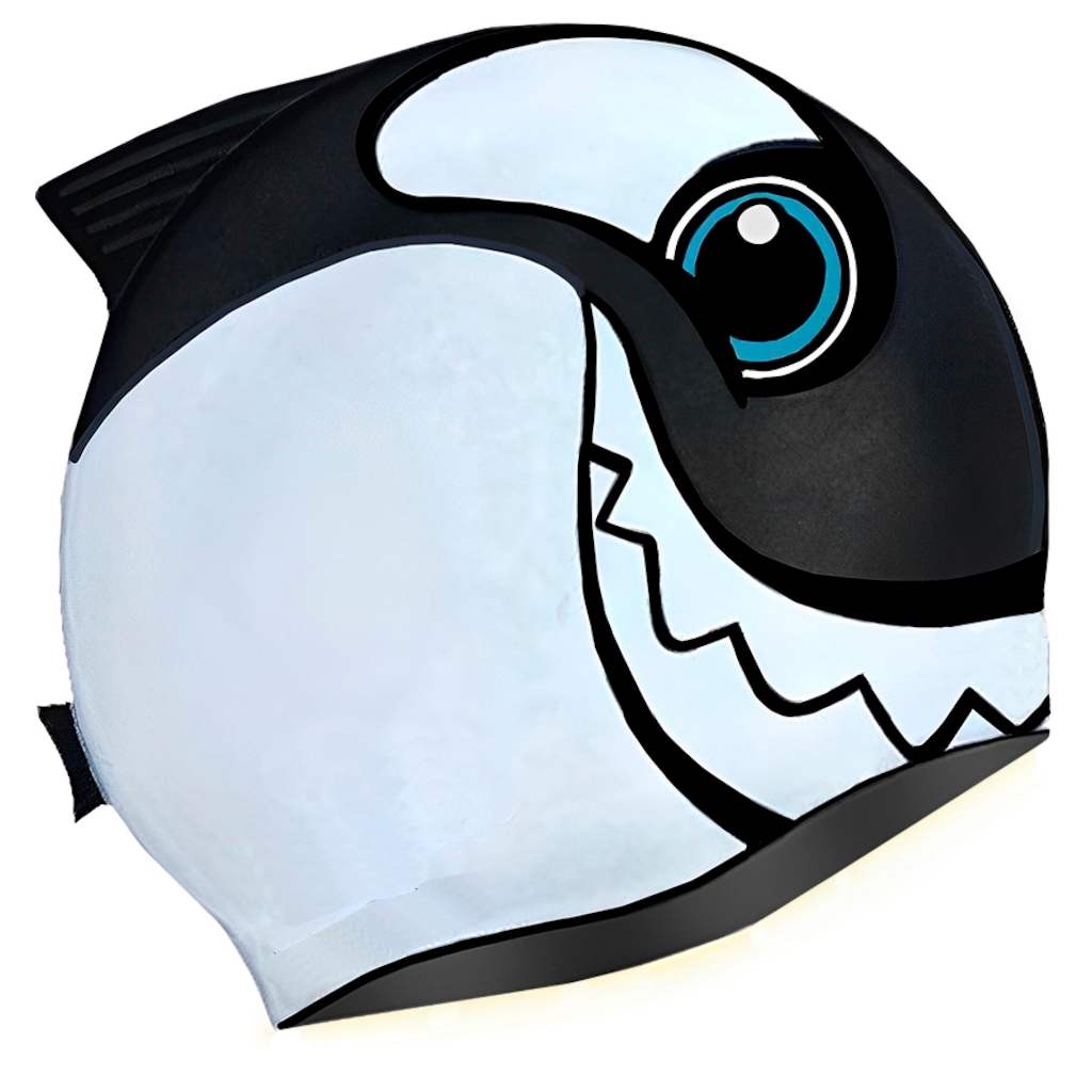 Imagem 2 do produto Touca de Natação Gold Sports Happy Shark Infantil