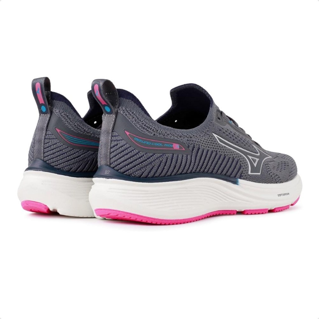 Imagem 3 do produto Tênis Mizuno Cool Ride 3 + 3 Pares de Meias Cano Curto Feminino
