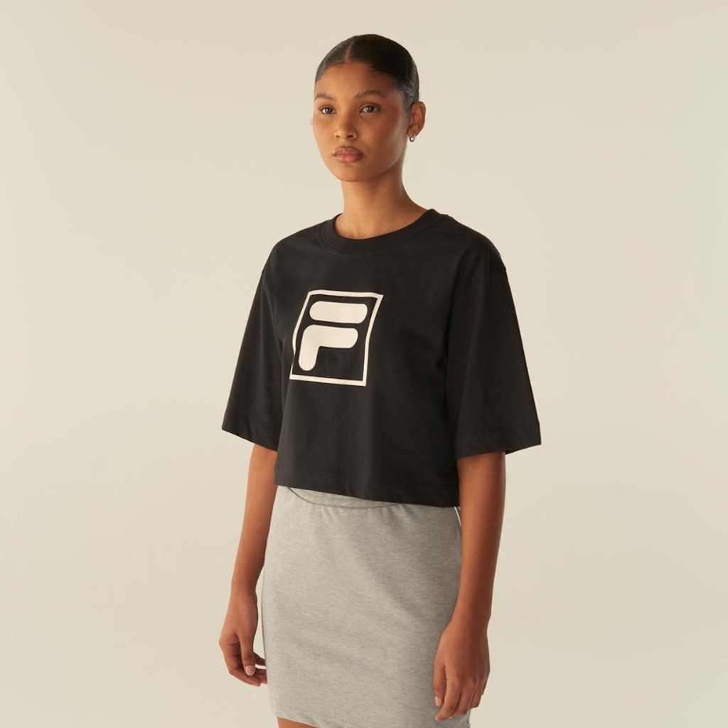 Camiseta Fila Cropped Union Classics Feminina