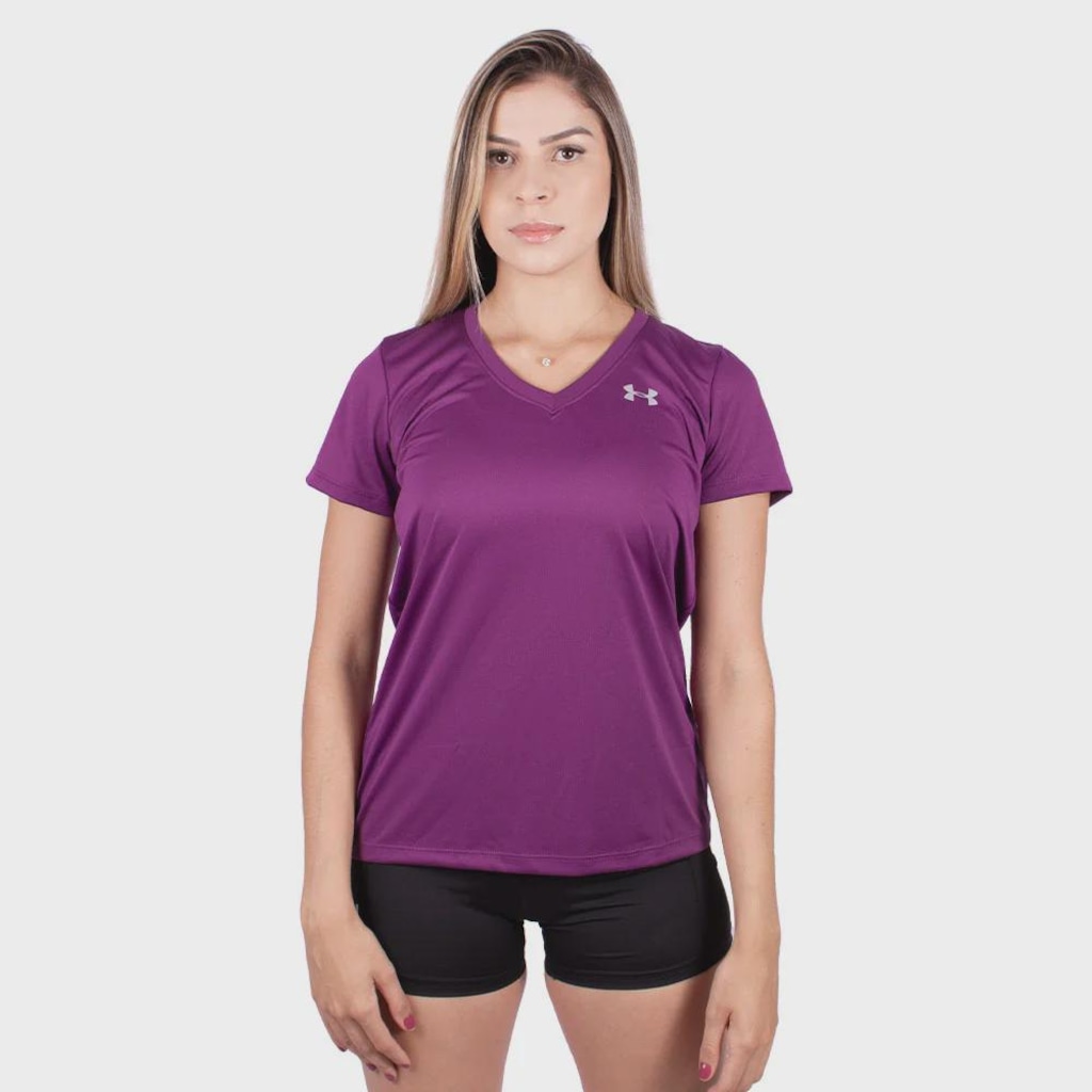 Camiseta Under Armour Tech V Neck Feminina