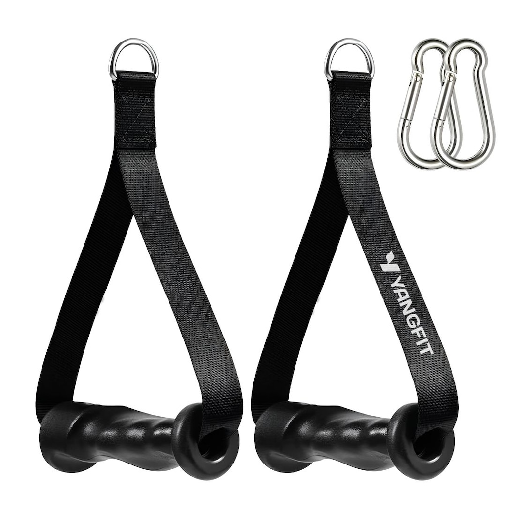 Manopla Puxador Crossover Yangfit Com Pegada Anatômica – Par