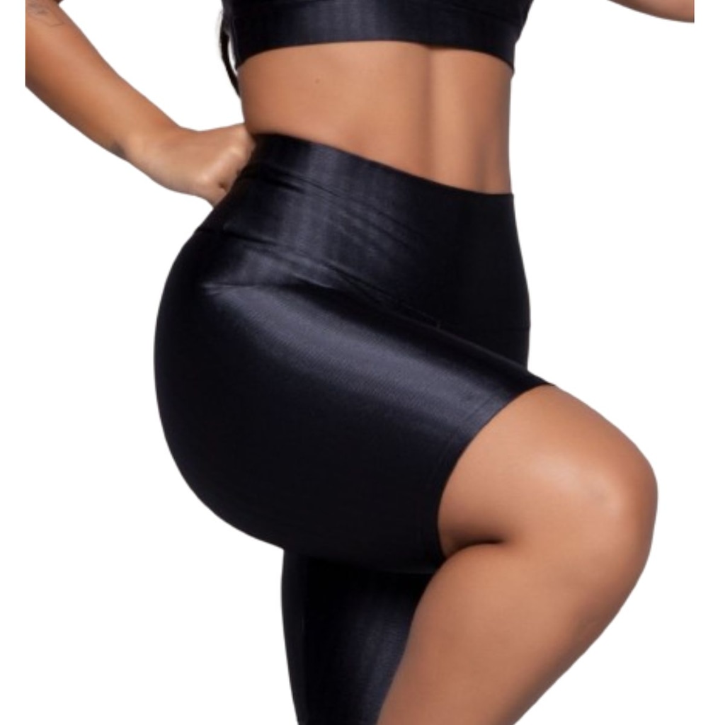 Imagem 2 do produto Bermuda Fitness New Zig 3D Vekyo Poliamida Cós Alto - Moda Feminina