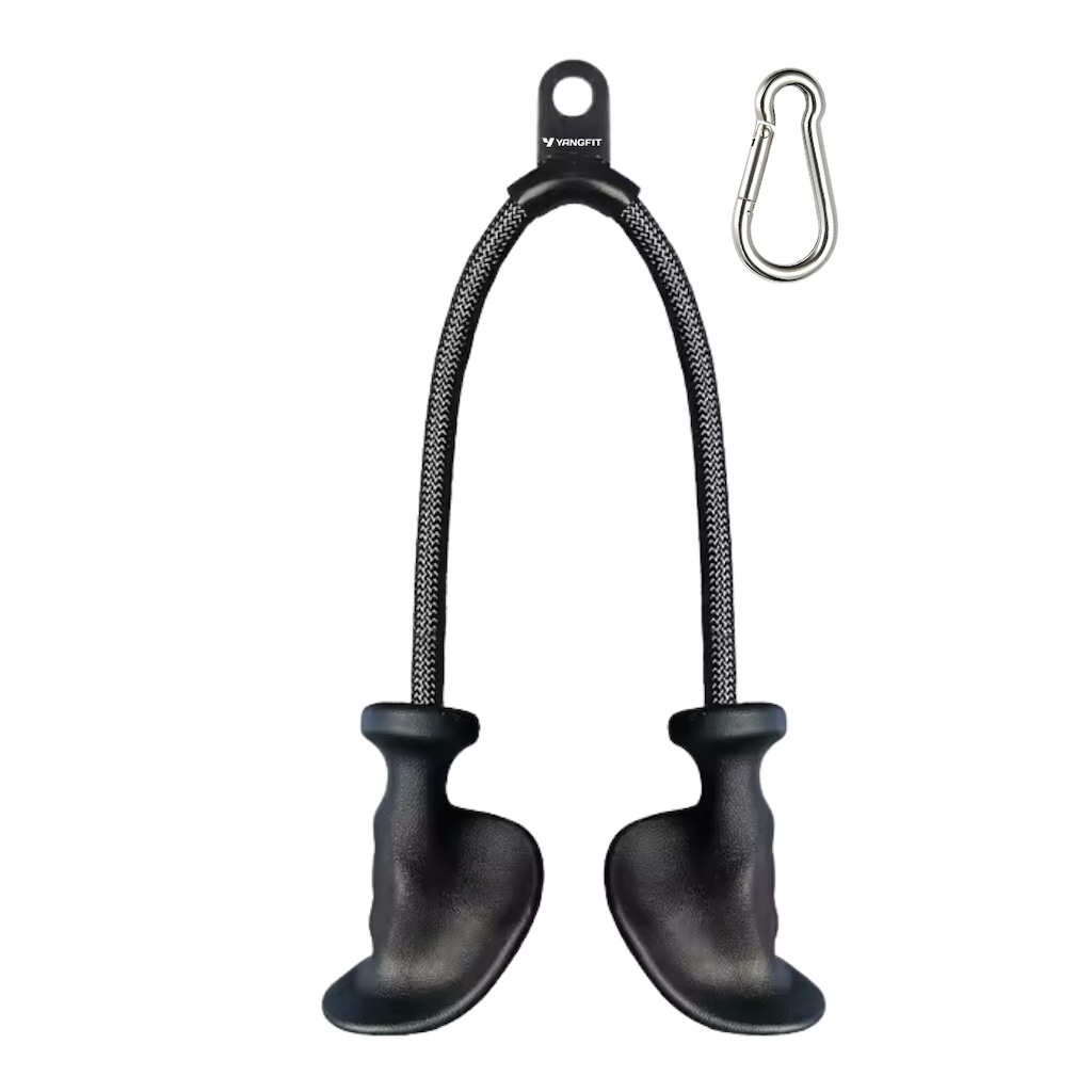 Puxador Tríceps Corda Profissional Yangfit Pegada Anatômica