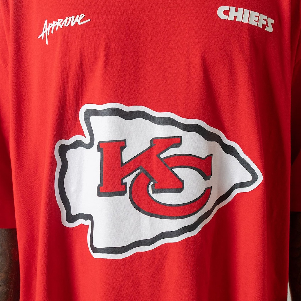 Imagem 2 do produto Camiseta Approve NFL Kansas City Chiefs Oversized - Masculino