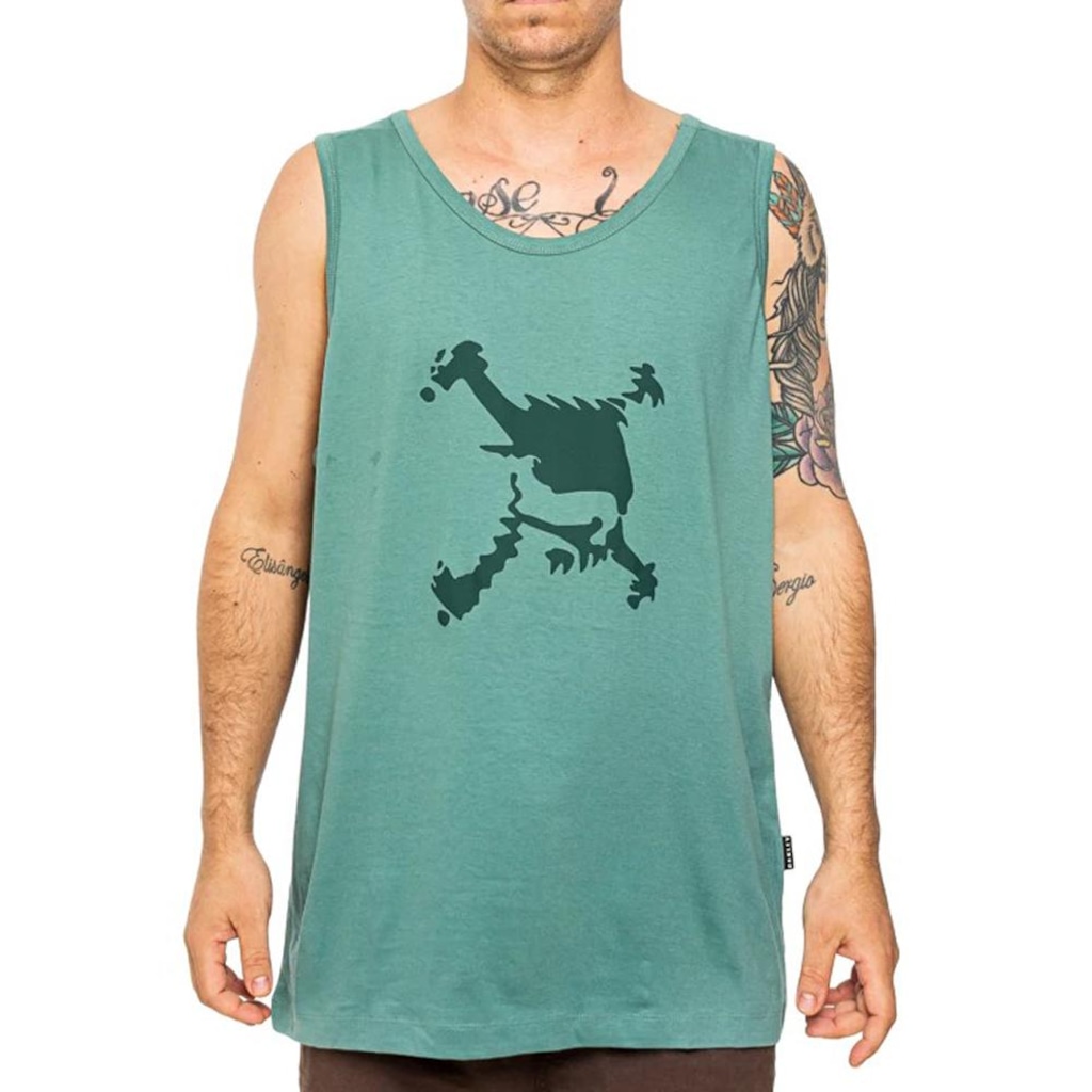 Camiseta Regata Oakley Heritage Skull SM26 Masculina
