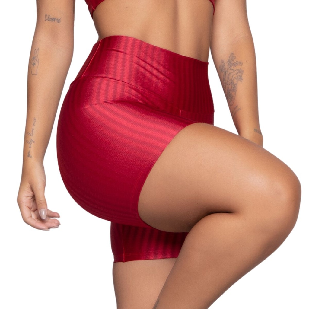 Imagem 2 do produto Short Fitness Ikat New Zig 3D Vekyo Poliamida - Moda Fitness - Feminina